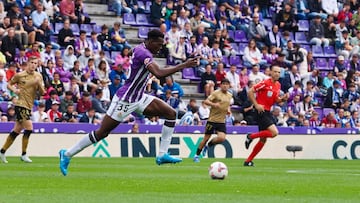 Valladolid 21/9/2024. Jornada seis de liga EA Sport. Temporada 2024 2025. Juma. Real Valladolid C.F. - Real Sociedad. Photogenic/Miguel Ángel Santos