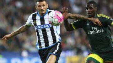 Zapata marcó de cabeza en el triunfo contra Udinese.