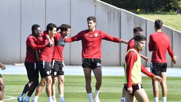 Entrenamiento del Almer&iacute;a.