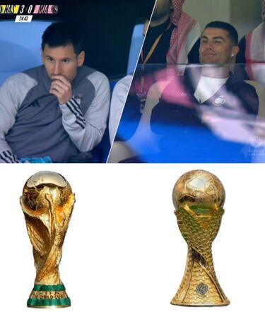 Los memes se ceban con Messi tras la goleada del Al-Nassr