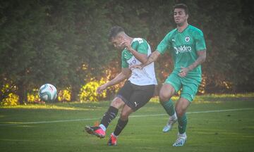 Voluntad, poca chispa y un golazo en el primer ensayo a campo completo