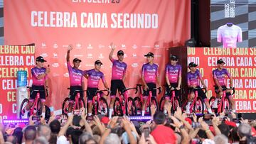 21/08/25 VUELTA CICLISTA ESPAÑA 2025
PRESENTACION EQUIPOS VUELTA CICLISTA A ESPAÑA EN TURIN
BURGOS BURPELLET BH