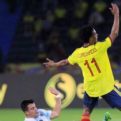 Así fue la discusión entre Cuadrado y Davinson Sánchez