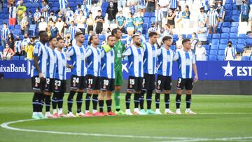 El Espanyol, ante el Villarreal.