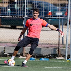 Rubén Yáñez, opción para la portería del Málaga