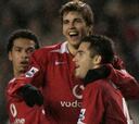 Rossi y Pique coincidieron en el United en la 2005-2006