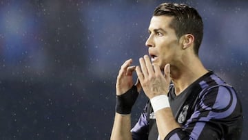 El delantero portugués del Real Madrid Cristiano Ronaldo