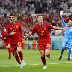 Dani Olmo, el goleador centenario de España en los Mundiales