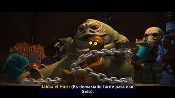 Jabba, siempre tan "adorable".