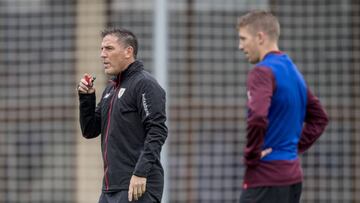 Berizzo con Muniain.