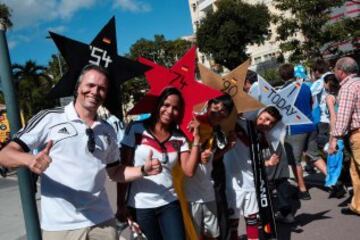 Desde Berlín hasta Buenos Aires pasando por Río de Janeiro, la final del Mundial congrega a miles de aficionados deseosos de disfrutar de la victoria.