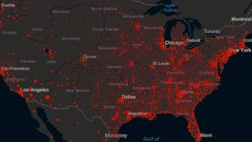 Estados Unidos sigue reportando cifras alarmantes y en las últimas 24 horas sumó más de 66,000 nuevos casos, además de 1,300 muertes a causa de coronavirus.