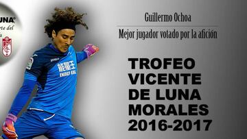 Memo Ochoa es votado como el mejor jugador del Granada en la temporada