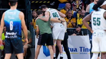 Kravish, lesionado en Tenerife tras una fractura de peroné.