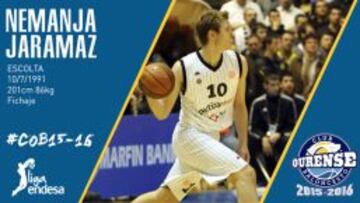 Nemanja Jaramaz, nuevo jugador del Ourense.