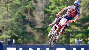 Jorge Prado, séptimo en Kegums en la reanudación de MXGP