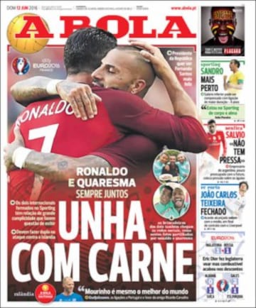 Portadas de la prensa mundial