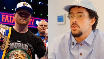 Bad Bunny lanza reto al ‘Canelo’: “Tengo la pegada para mandarlo a la lona”