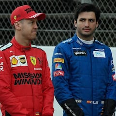 Carlos Sainz frente al 'rumor' de Ferrari y el McLaren Mercedes