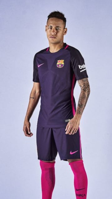 La nueva segunda equipación del Barcelona. 