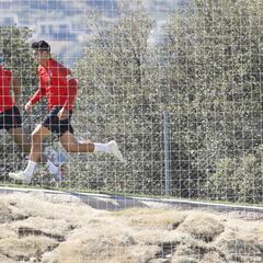 El pique de Diego Costa con Morata en imágenes