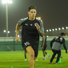 James Rodríguez regresa a entrenamientos con Al Rayyan