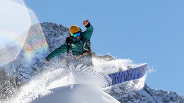 Alfons García, snowboard en Naut Aran.