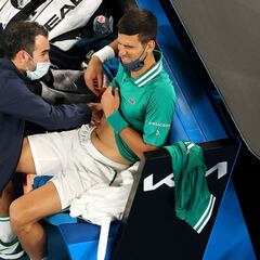 El abdominal pasa factura a los favoritos: Djokovic, Berrettini...