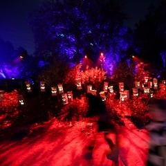 It’s not Halloween just yet, but these decorations and displays are already getting people’s attention