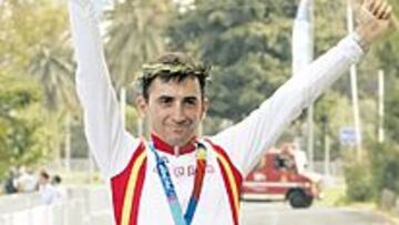 <b>CUMPLIÓ. </b>Javier Otxoa culminó ayer con el oro una gran actuación.