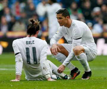 Record signing Gareth Bale has struggled with calf injuries since arriving in Spain.