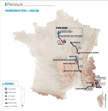 La París-Niza tiene un nuevo techo: el col de Couillole