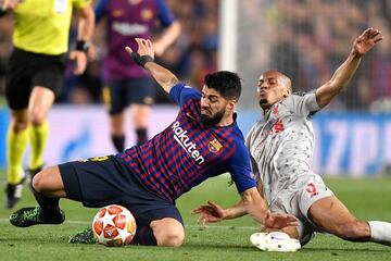 Luis Suárez y Fabinho.