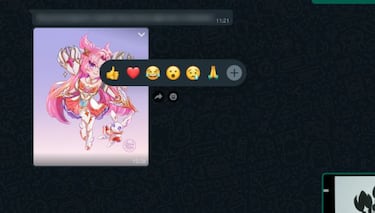 Cómo usar las reacciones de WhatsApp en la versión web