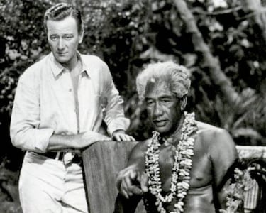 Duke Kahanamoku Olympic gold medallist and surfer