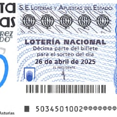 Lotería Nacional: comprobar los resultados del sorteo de hoy, sábado 26 de abril