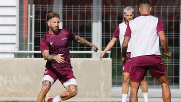 Ramos ya se entrena a las órdenes de Mendilibar