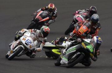 Maria Herrera se cayó en el Gran Premio de Argentina.