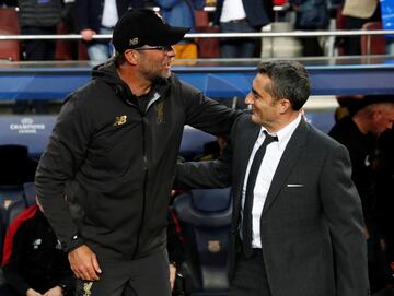 Juergen Klopp y Ernesto Valverde.