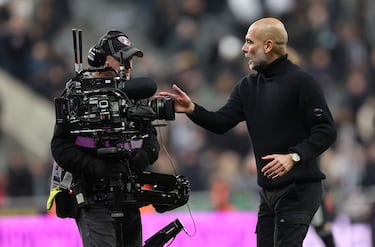 Guardiola se mostró visiblemente enfadado tras el pitido final.
