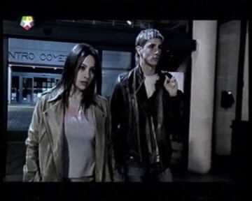 Torres in 2003 in a music video for Canto del Loco, his favourite group, along with Natalia Verbeke.