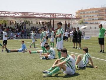 Partido de la final de los Cadetes entre el Betis y el Alboraya. 