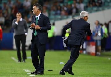 Juan Carlos Osorio, durante el partido.