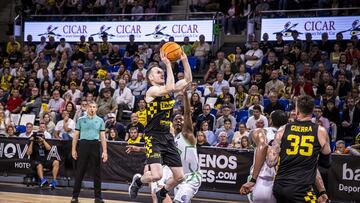 Marcelinho Huertas, durante el partido.