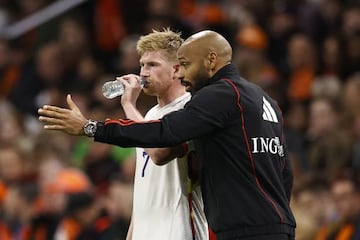 Thierry Henry during the UEFA Nations League match between the Netherlands and Belgium at the Johan Cruijff ArenA on September 25, 2022.