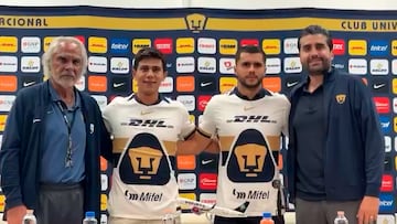 Afición de Pumas ilusionada con la llegada de Macías y Medina