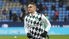 Rafael Santos Borré en un partido de Werder Bremen.