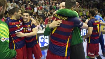 El Barcelona, de celebraciones.