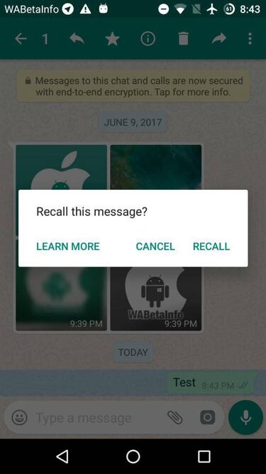 Ya es oficial: WhatsApp nos da 5 minutos para anular mensajes enviados