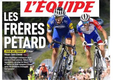 Francia celebró el 14 de julio con Alaphilippe de amarillo